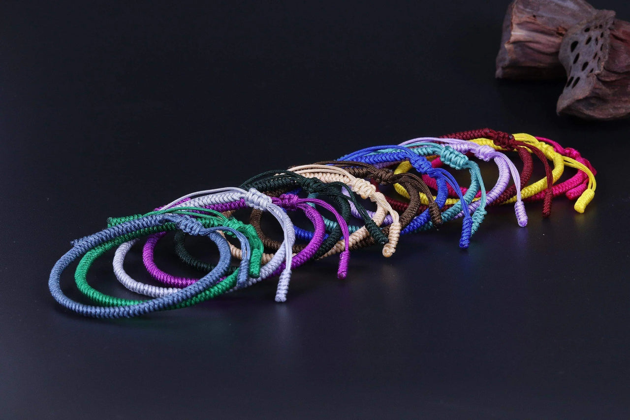 "Colors of Life" Lucky Handmade Buddhist Knots Rope Bracelet-Your Soul Place