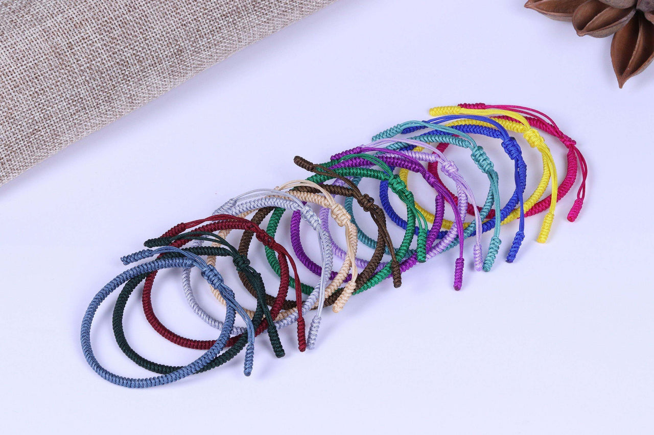 "Colors of Life" Lucky Handmade Buddhist Knots Rope Bracelet-Your Soul Place