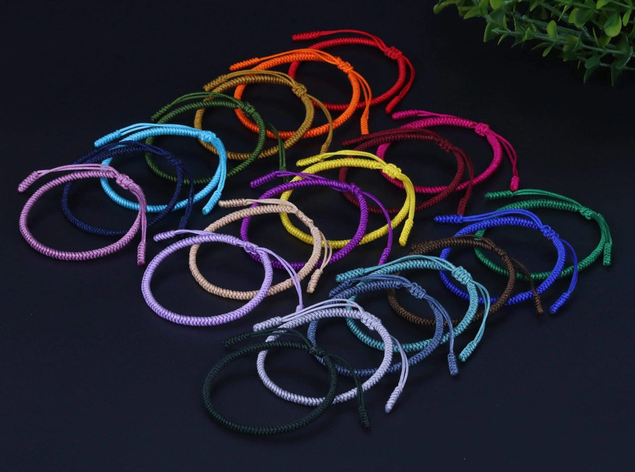 "Colors of Life" Lucky Handmade Buddhist Knots Rope Bracelet-Your Soul Place