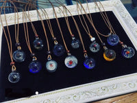 Thumbnail for Crystal Glass Universe Necklace-Your Soul Place