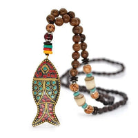 Thumbnail for Handmade Nepal Buddhist Wenge Mala Necklace-Your Soul Place