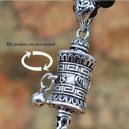 Handmade Nepal Buddhist Wenge Mala Necklace-Your Soul Place
