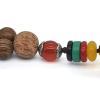 Thumbnail for Handmade Nepal Buddhist Wenge Mala Necklace YourSoulPlace.com