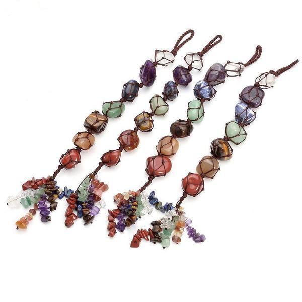 Hanging 7 Chakra Gemstones-Your Soul Place