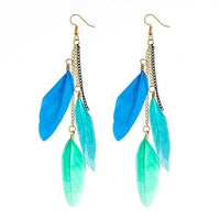 Thumbnail for Paradise Feathers Dangling Earrings-Your Soul Place
