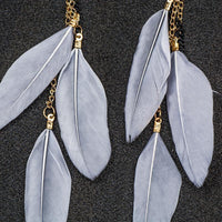 Thumbnail for Paradise Feathers Dangling Earrings YourSoulPlace.com
