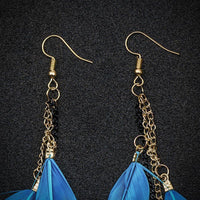 Thumbnail for Paradise Feathers Dangling Earrings YourSoulPlace.com