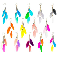 Thumbnail for Paradise Feathers Dangling Earrings-Your Soul Place