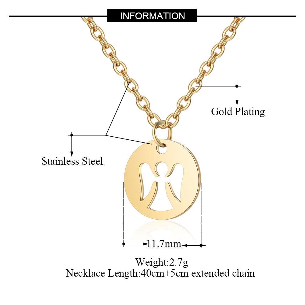 Spiritual Stainless Steel Pendant Set (5pcs)