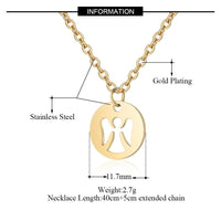 Thumbnail for Spiritual Stainless Steel Pendant Set (5pcs)