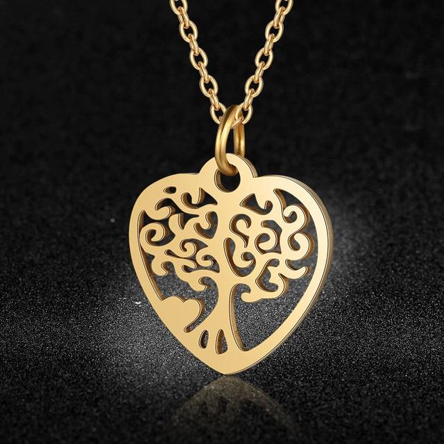 Spiritual Stainless Steel Pendant Set (5pcs)