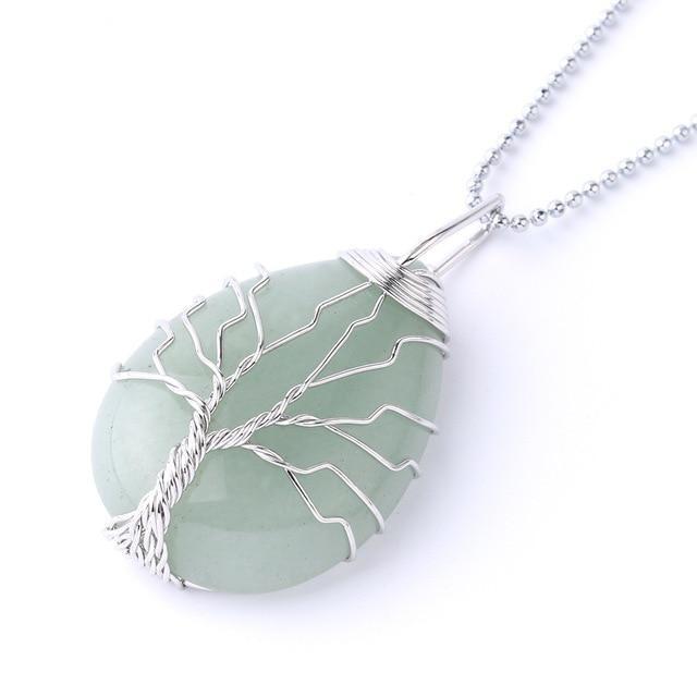 Tree of Life Natural Stone Necklace