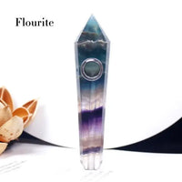 Thumbnail for Crystal Quartz Healing Pipe-Your Soul Place