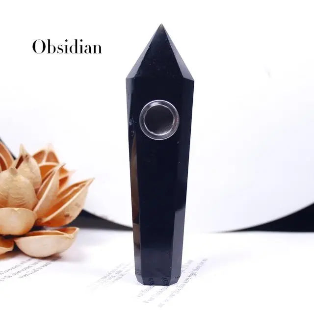 Crystal Quartz Healing Pipe - Your Soul Place