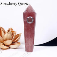 Thumbnail for Crystal Quartz Healing Pipe-Your Soul Place