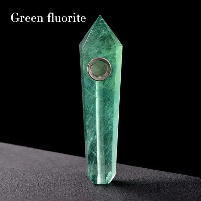 Crystal Quartz Healing Pipe - Your Soul Place