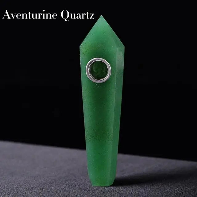 Crystal Quartz Healing Pipe-Your Soul Place