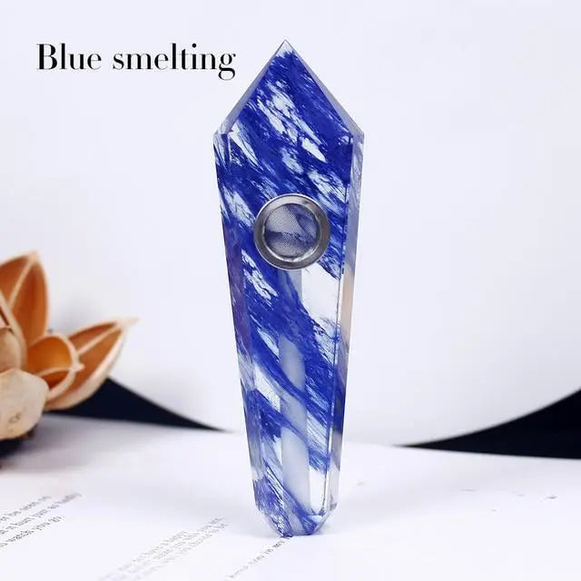 Crystal Quartz Healing Pipe - Your Soul Place