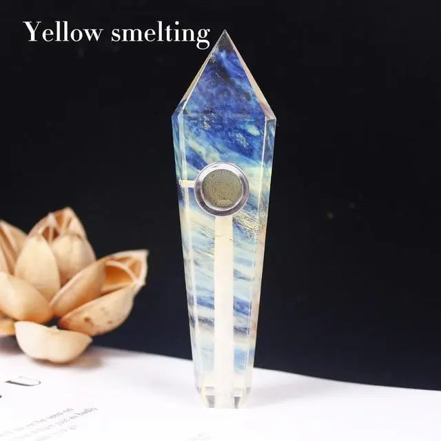 Crystal Quartz Healing Pipe - Your Soul Place