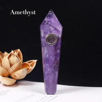 Thumbnail for Crystal Quartz Healing Pipe - Your Soul Place