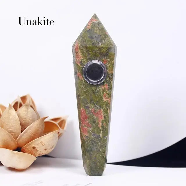 Crystal Quartz Healing Pipe - Your Soul Place