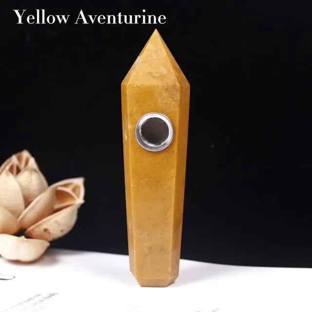 Crystal Quartz Healing Pipe - Your Soul Place