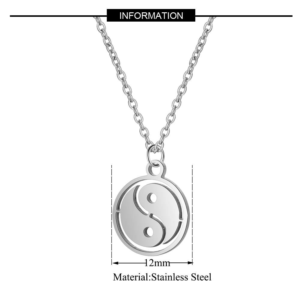 Spiritual Stainless Steel Pendant Set (5pcs)
