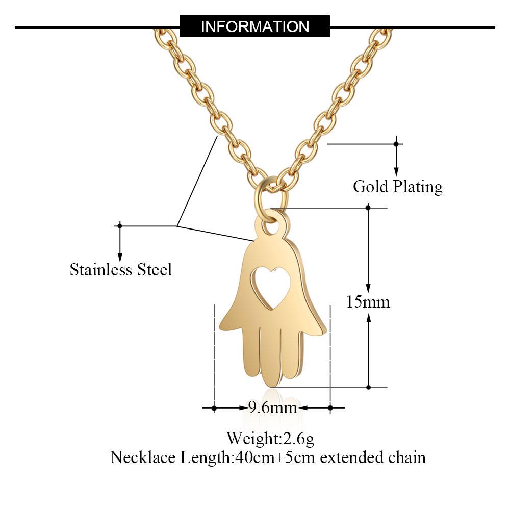 Spiritual Stainless Steel Pendant Set (5pcs)