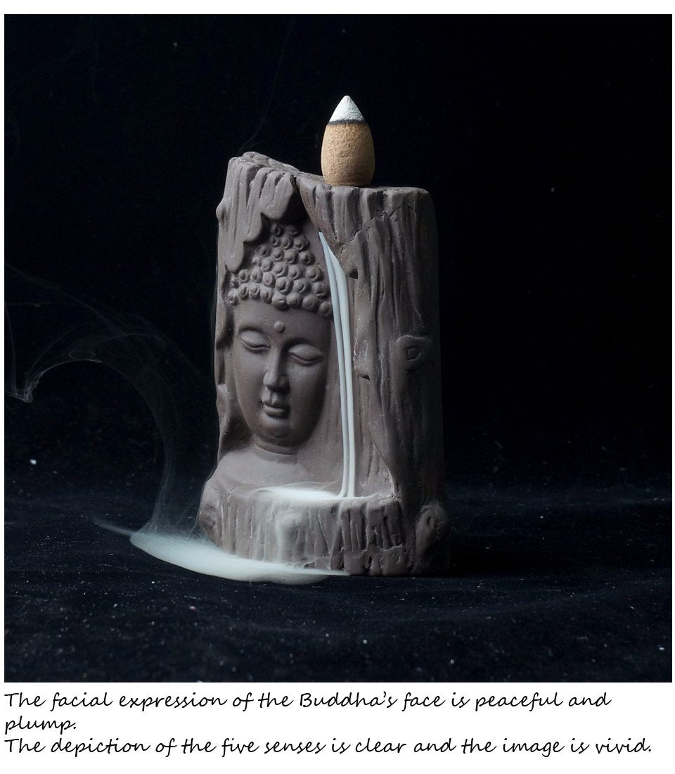Buddha Statue Backflow Incense Burner-Your Soul Place