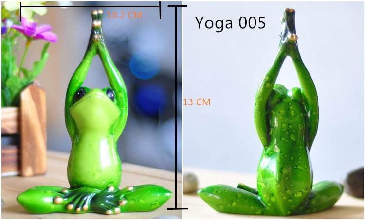 Yoga Frog Figure