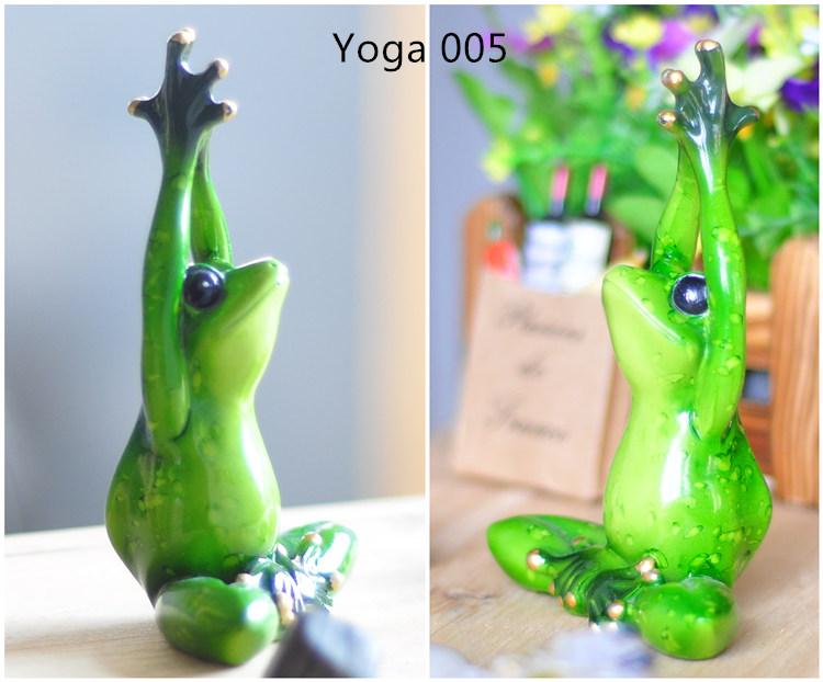 Yoga Frog Figure