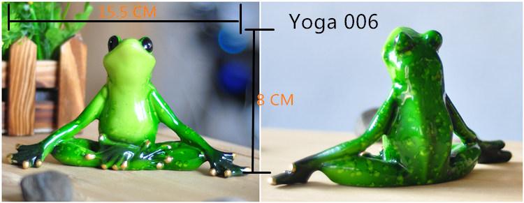 Yoga Frog Figure