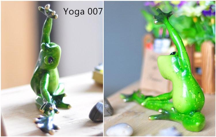 Yoga Frog Figure