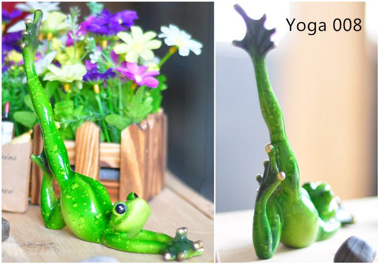 Yoga Frog Figure