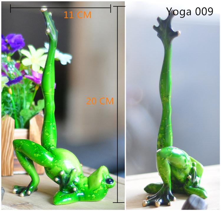 Yoga Frog Figure