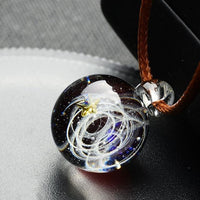 Thumbnail for The Universe Star Moon Heart Spirit Crystal Pendant Necklace-Your Soul Place