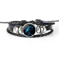 Thumbnail for Zodiac Constellation Universe Spirit Leather Bracelet-Your Soul Place