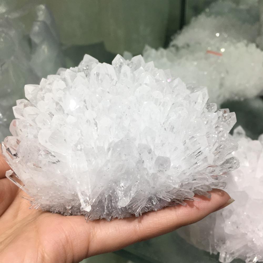 Healing Natural White Crystal Cluster-Your Soul Place