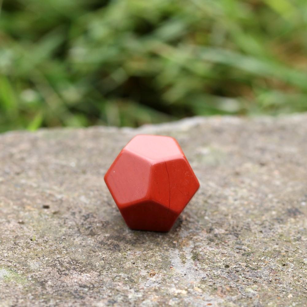 Red Jasper Platonic Solids Sacred Geometry Set-Your Soul Place