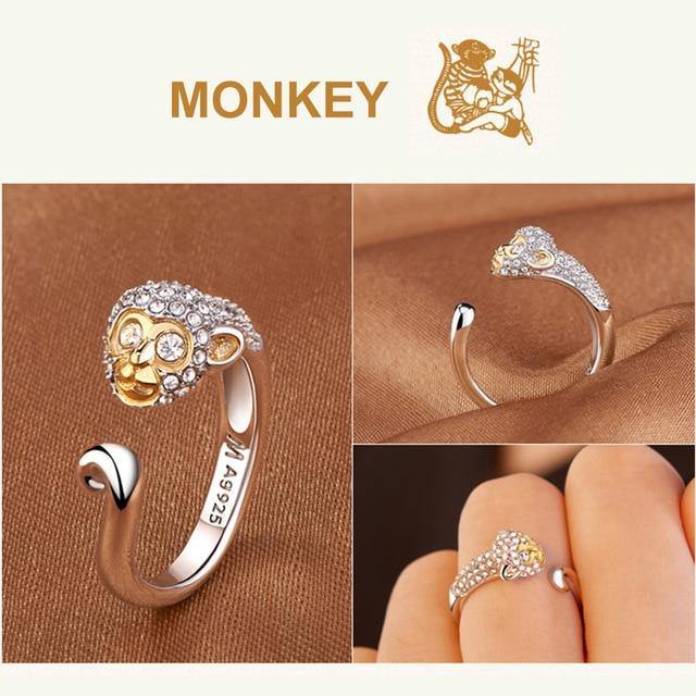 Animal Zodiac Sign Silver Ring-Your Soul Place
