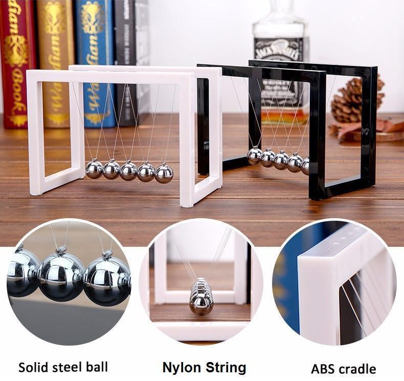 Square Framed Newton Cradle Steel Ball Pendulum-Your Soul Place