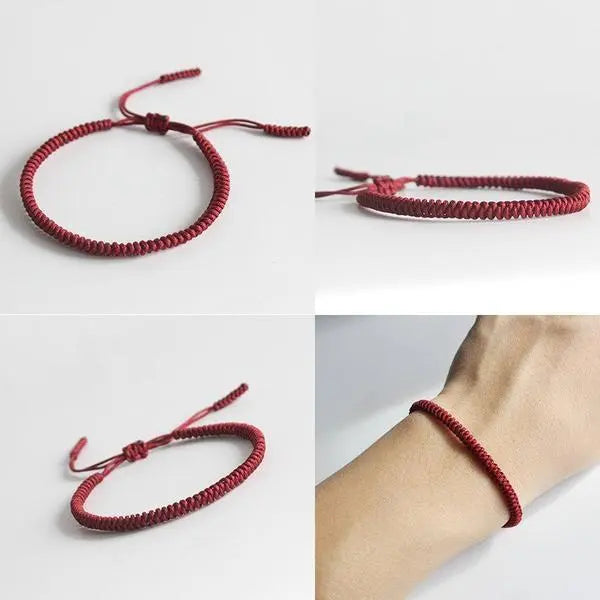 Tibetan Buddhist Handmade Knots Bracelet YourSoulPlace.com