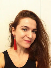 Thumbnail for Vintage Rose Crystal Tassel Earrings-Your Soul Place