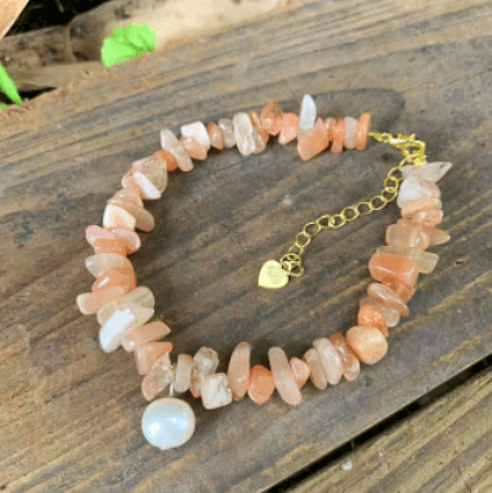 Natural Handmade Sunstone 'BRIGHTENING' Bracelet