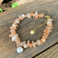 Thumbnail for Natural Handmade Sunstone 'BRIGHTENING' Bracelet