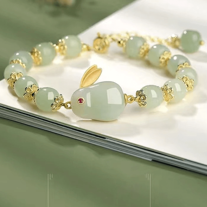 2023 Year of the Rabbit! Natural Jade Bracelet - 6 Styles