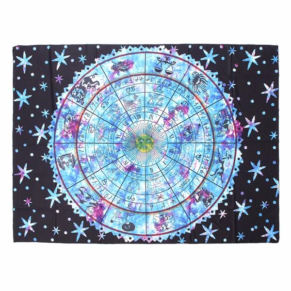 Horoscope Zodiac Astrology Throw Tapestry