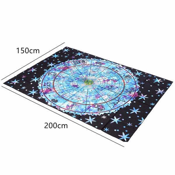 Horoscope Zodiac Astrology Throw Tapestry