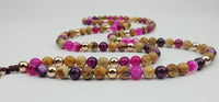 Thumbnail for 108 Bead Colorful Naturals Stone Mala with Tassel
