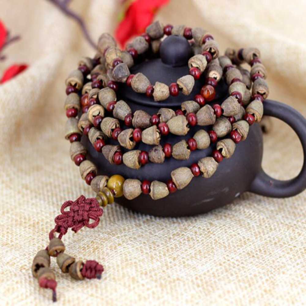 108 Nepal Bodhi Seed Handmade Mala Beads Bracelet